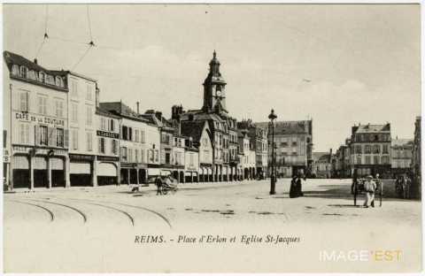 Place d'Erlon à Reims